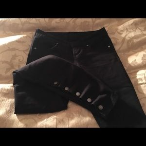 Guess blk skinny low rise jeans